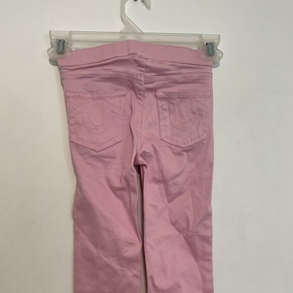 TRUE RELIGION Toddler Girls " Skinny Legging " Pink Pull On Jeggings Jeans Pants - Picture 12 of 16